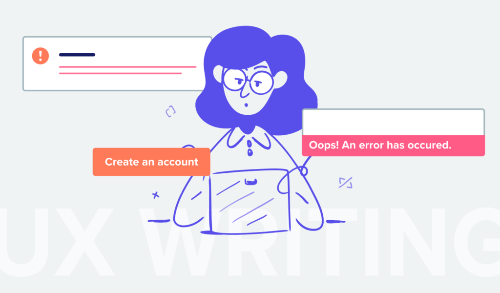 UX writing illustration